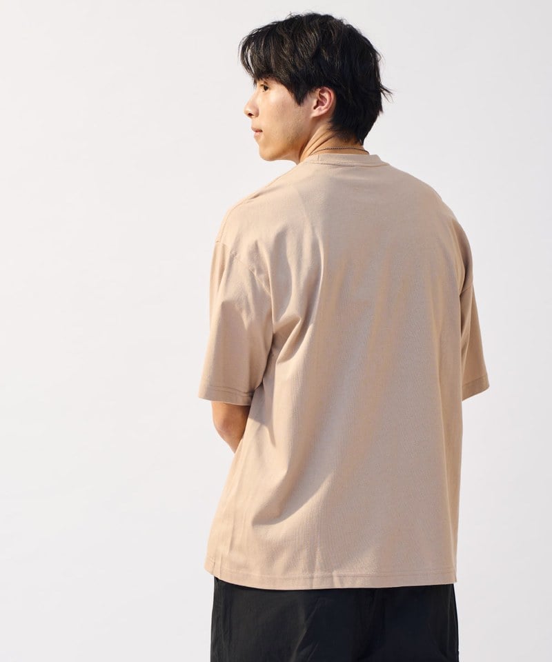 寬版經典疊字LOGO TEE