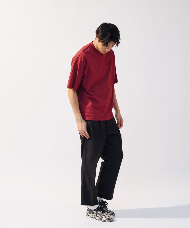 寬版經典疊字LOGO TEE