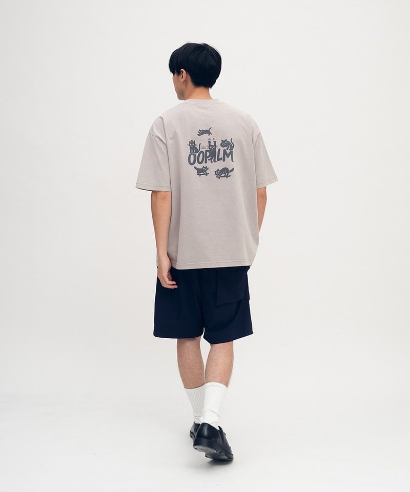 貓貓派對水洗TEE
