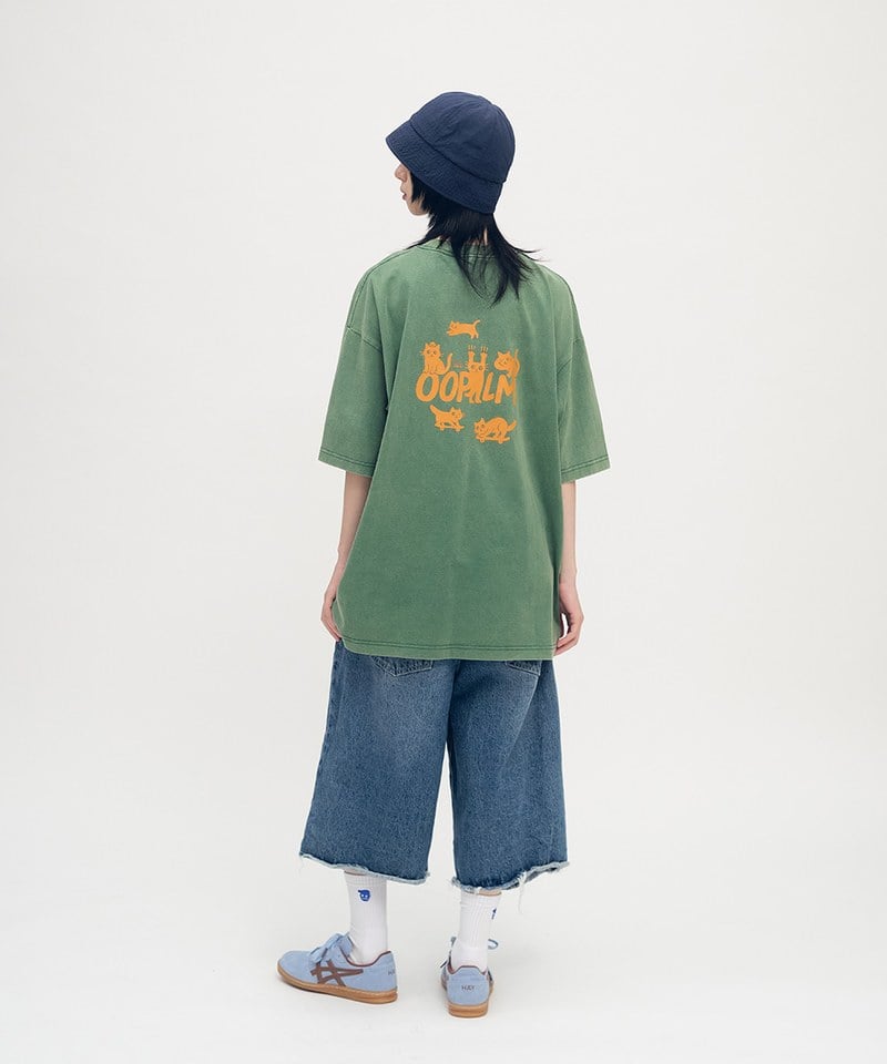 貓貓派對水洗TEE