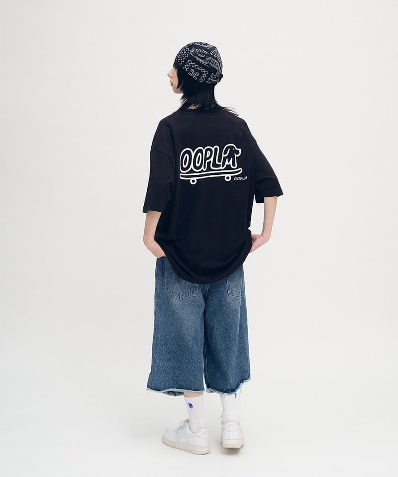 臘腸狗狗滑板TEE
