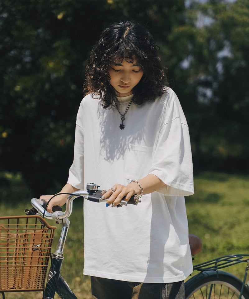 ORD0156-251 鯨魚尾口袋短TEE
