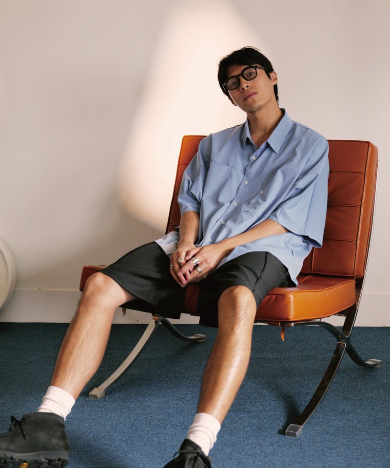 PBP1703-252 打褶西裝短褲 LOOSE SUIT SHORTS