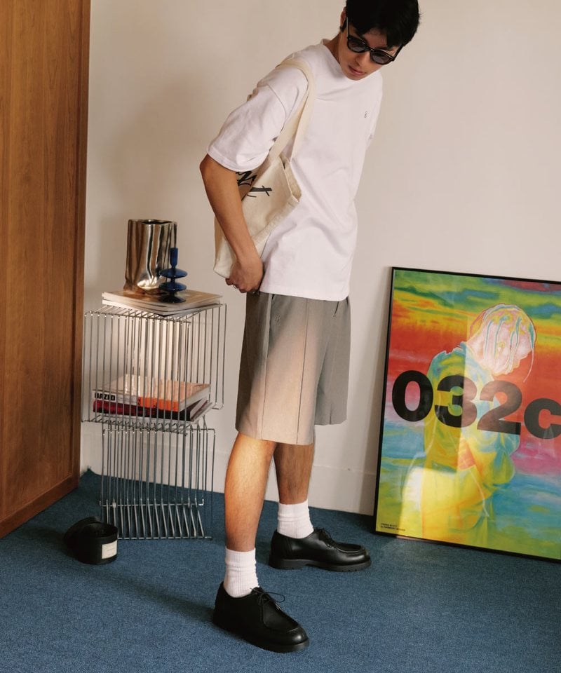 PBP1703-252 打褶西裝短褲 LOOSE SUIT SHORTS