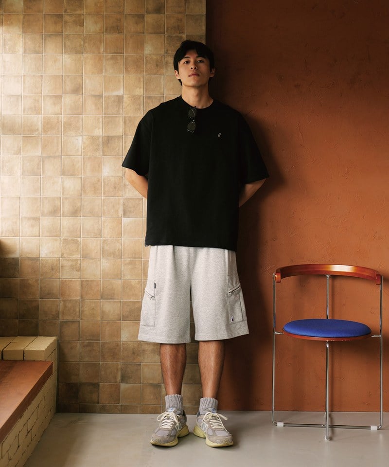 PBP1704-252 側貼袋六分褲 CARGO SWEAT SHORTS