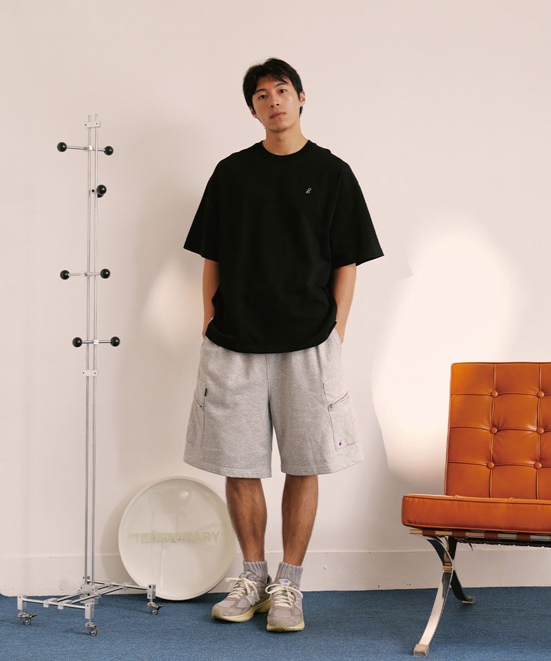 PBP1704-252 側貼袋六分褲 CARGO SWEAT SHORTS