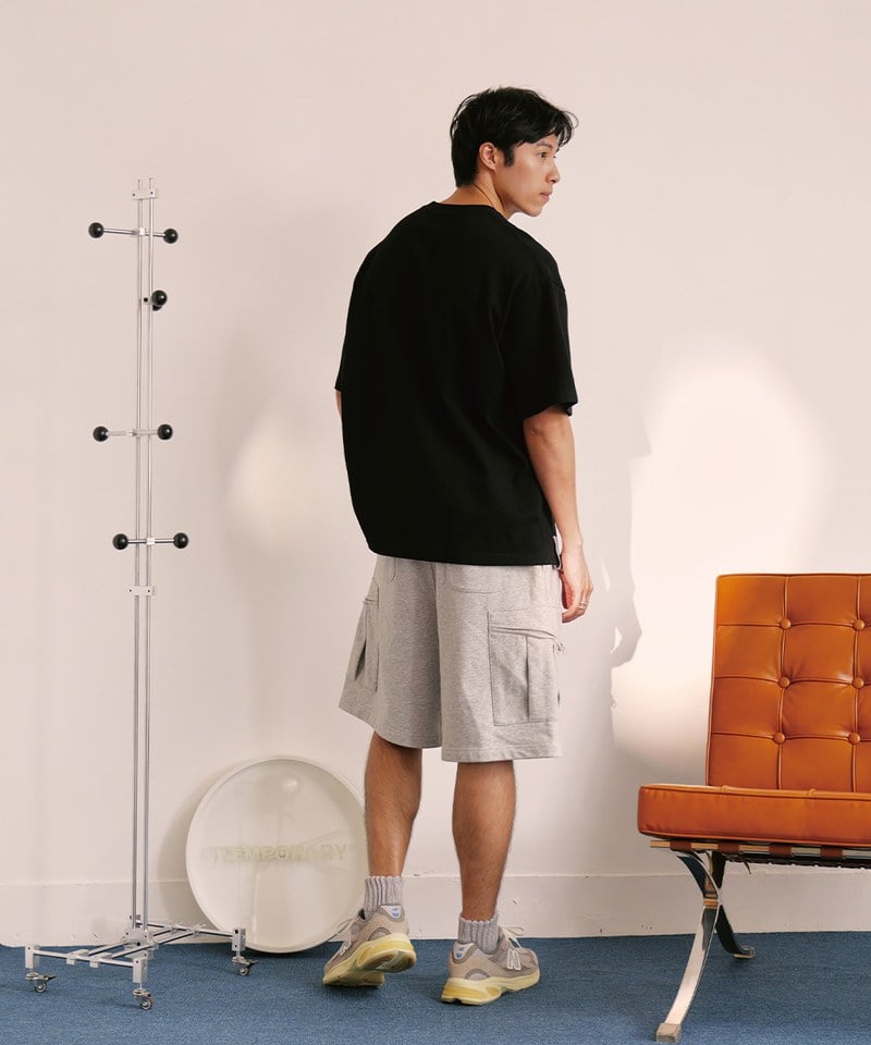 PBP1704-252 側貼袋六分褲 CARGO SWEAT SHORTS