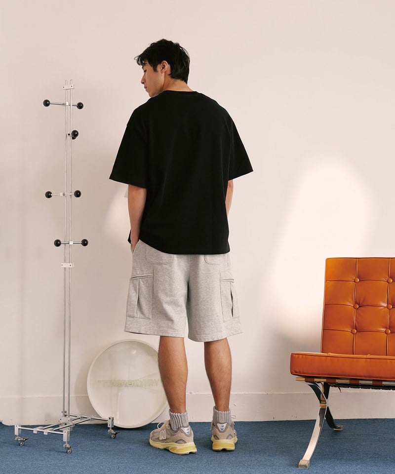 PBP1704-252 側貼袋六分褲 CARGO SWEAT SHORTS