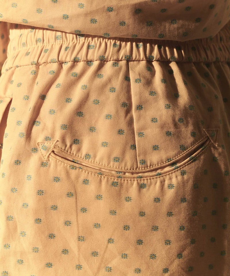 PER1702-231 Floral Drawstring Shorts