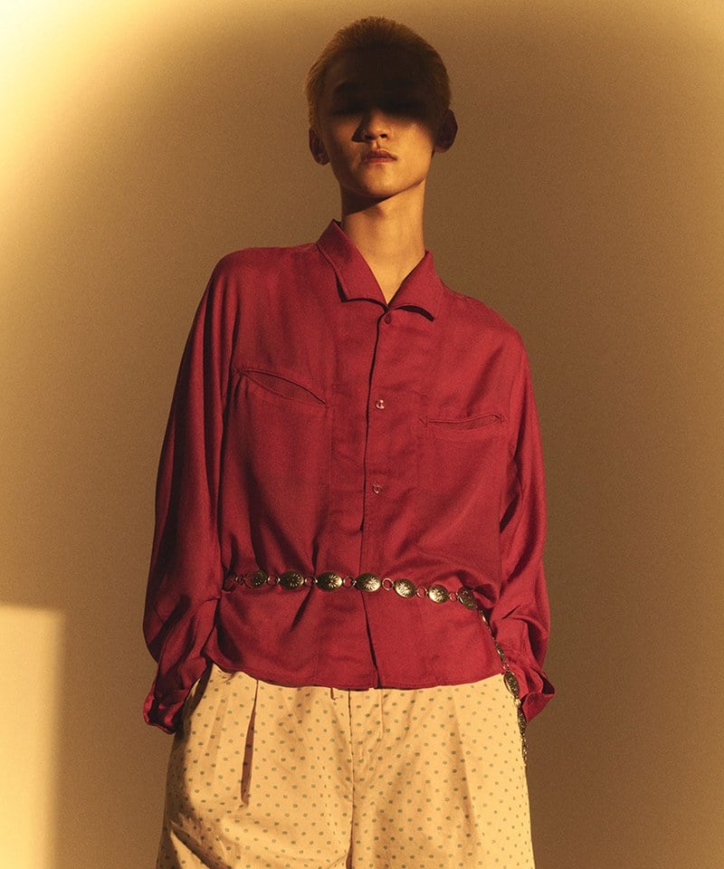 PER3304-231 Semi Sheer Western Shirt