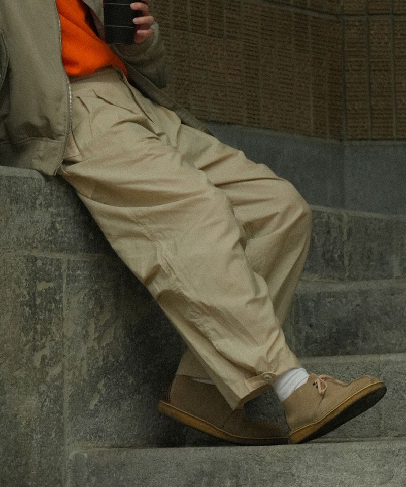 PER4005-232 Pleated Military Trousers