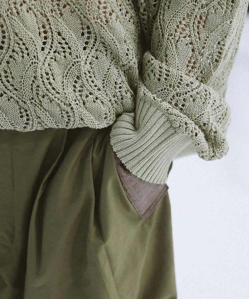 Pleated Military Trousers