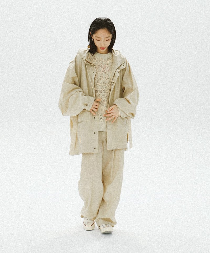 Pleated Military Trousers