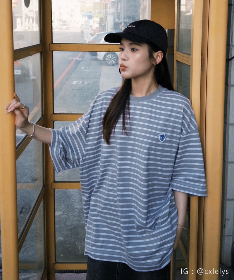 小P社長條紋TEE