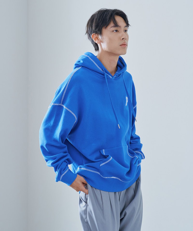 P-logo 撞色車線帽TEE