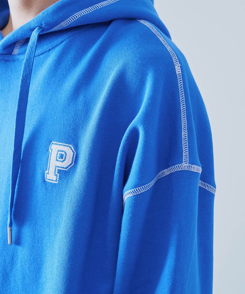 P-logo 撞色車線帽TEE