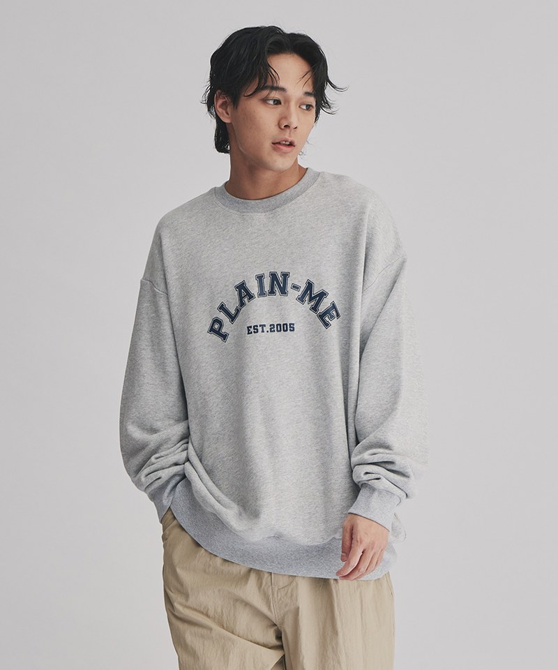 PLN0054-242 plain-me 文字大學Tee