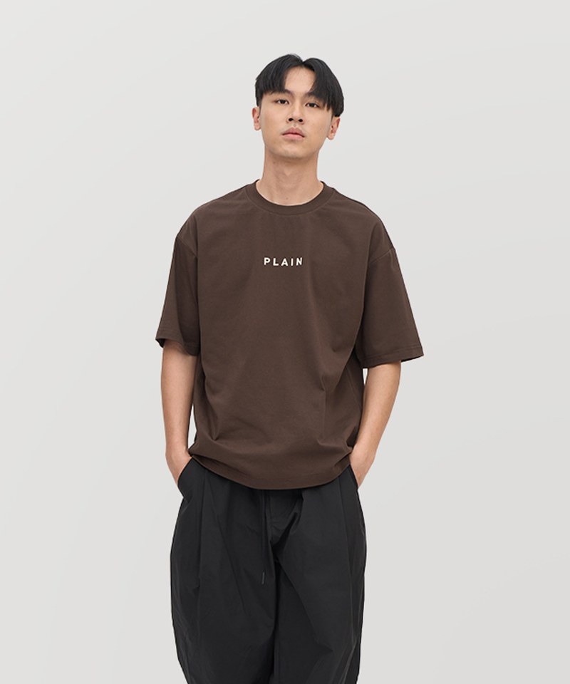 PLAIN多色logo短TEE