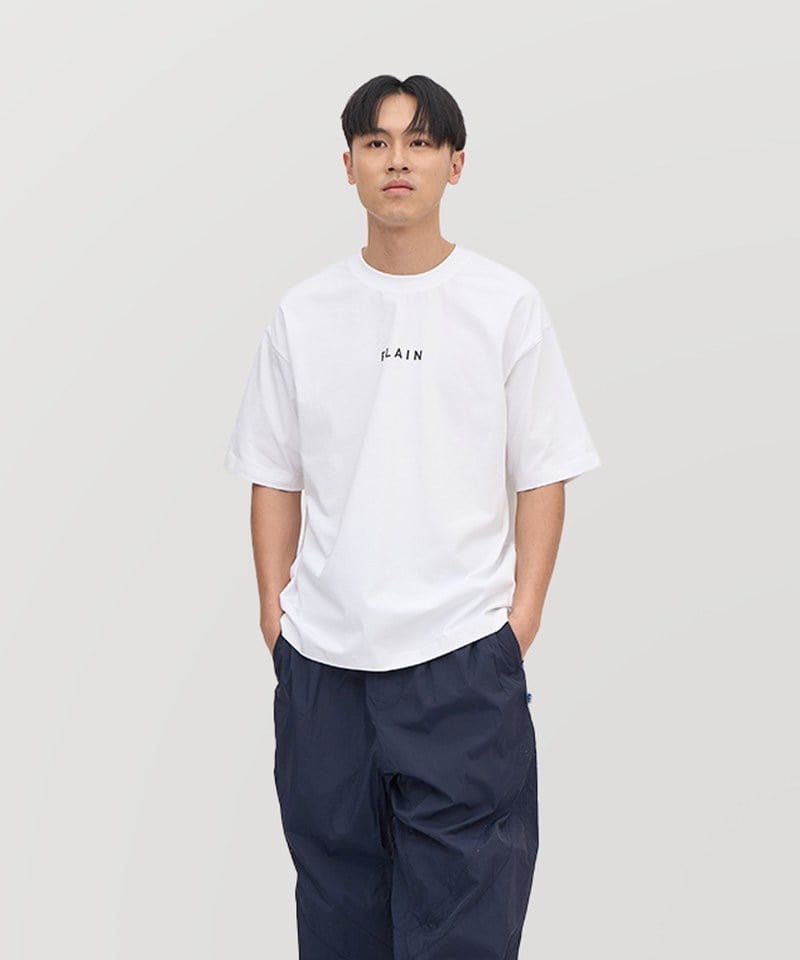 PLN0131 PLAIN多色logo短TEE