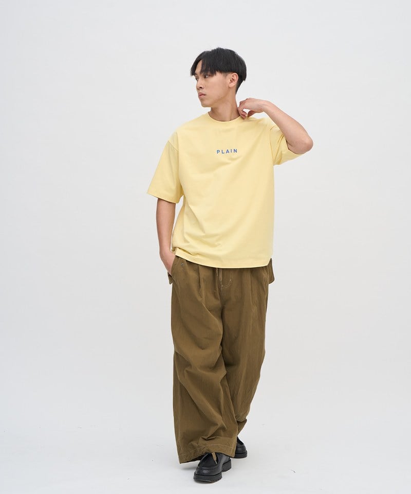 PLN0131 PLAIN多色logo短TEE