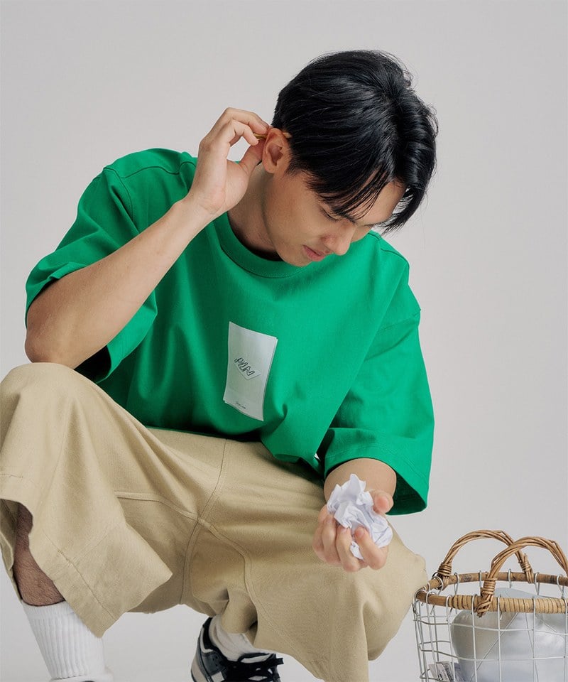PLN0136-251 clip by clip 概念寬鬆TEE