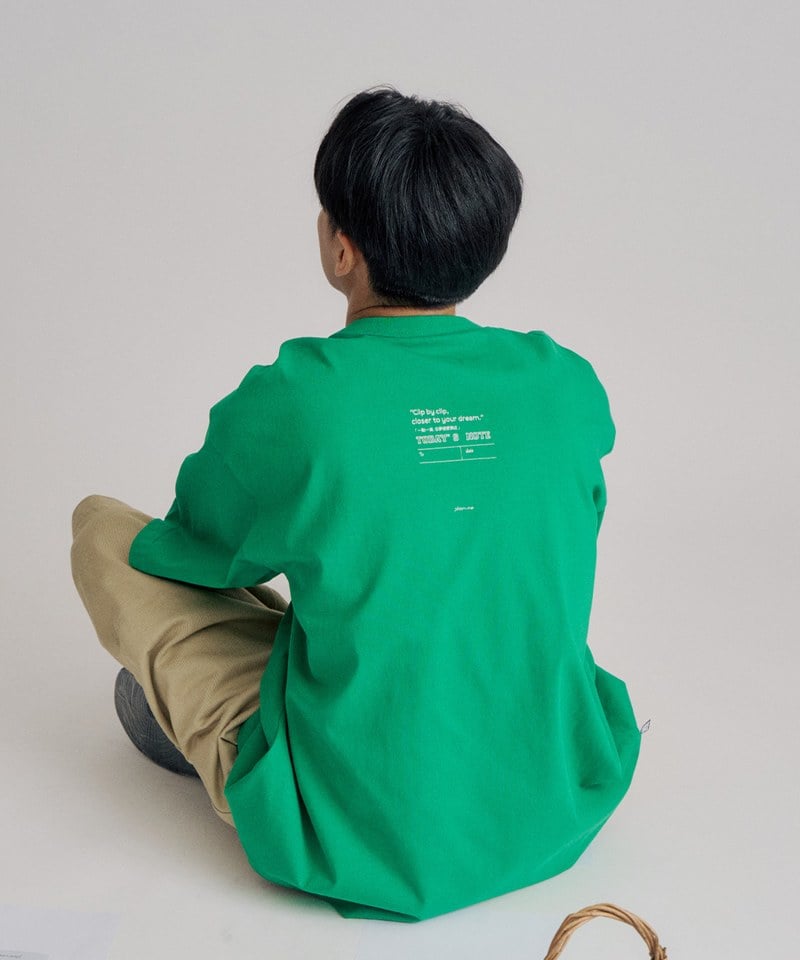 PLN0136-251 clip by clip 概念寬鬆TEE