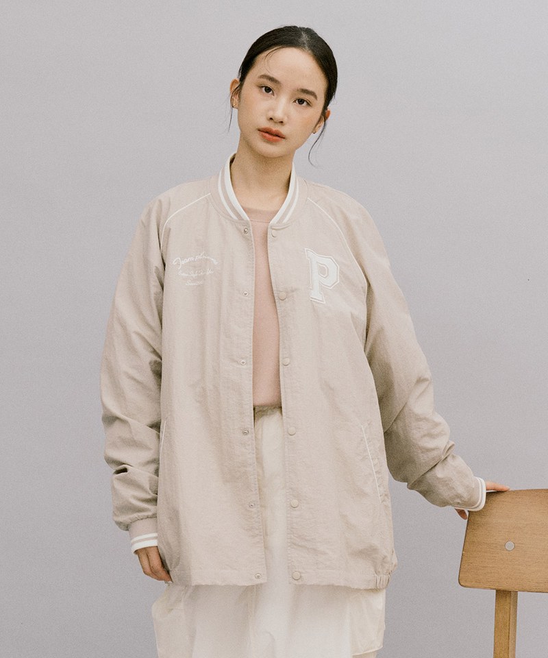 P-logo抗UV棒球外套