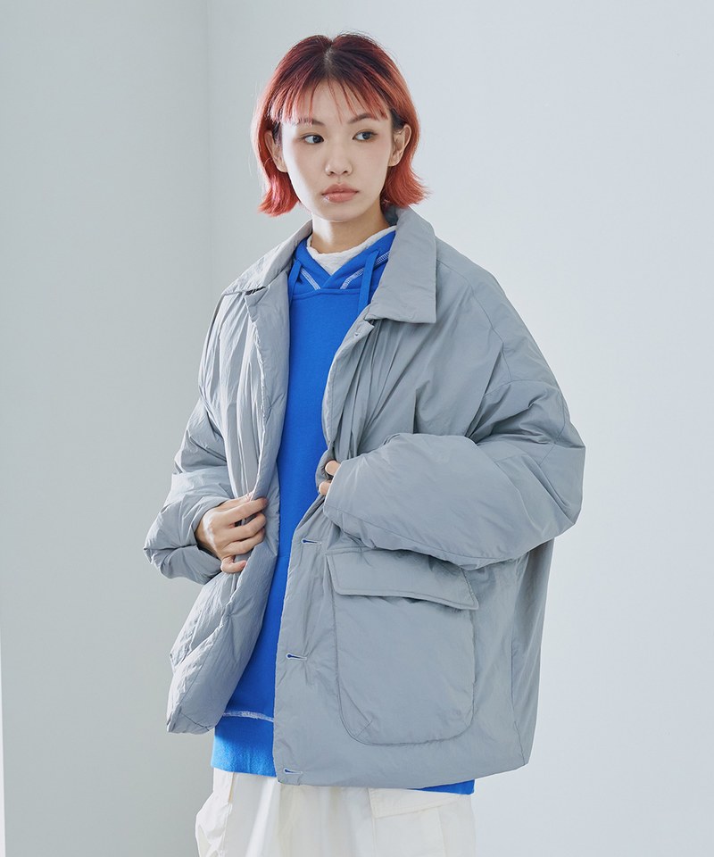 大人感雲朵鋪棉外套