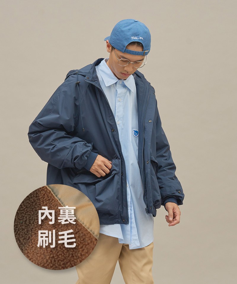 軟殼鋪棉口袋外套