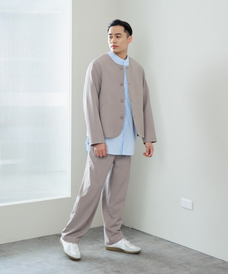 PLN1159-242 SEDO 圓領短版西裝外套
