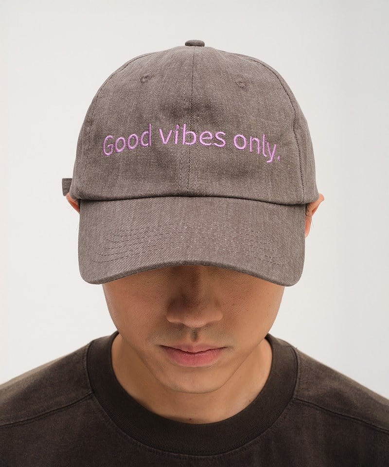 PLN2319-252 Good vibes only 刺繡老帽