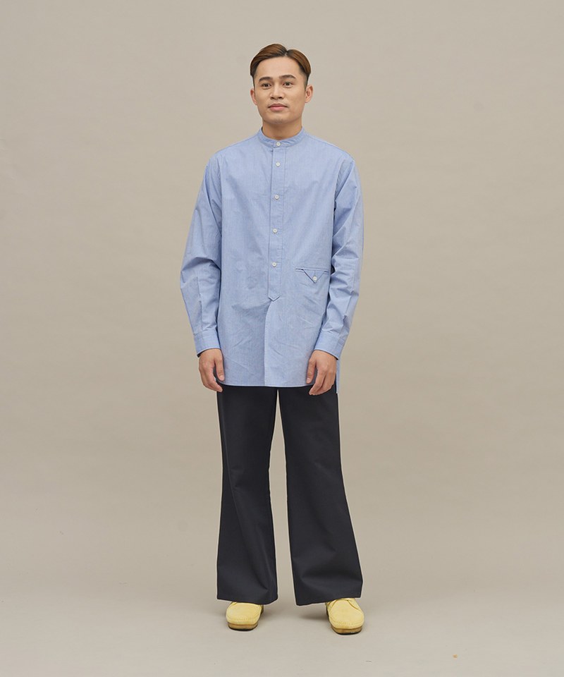 SEDO 法式條紋立領襯衫