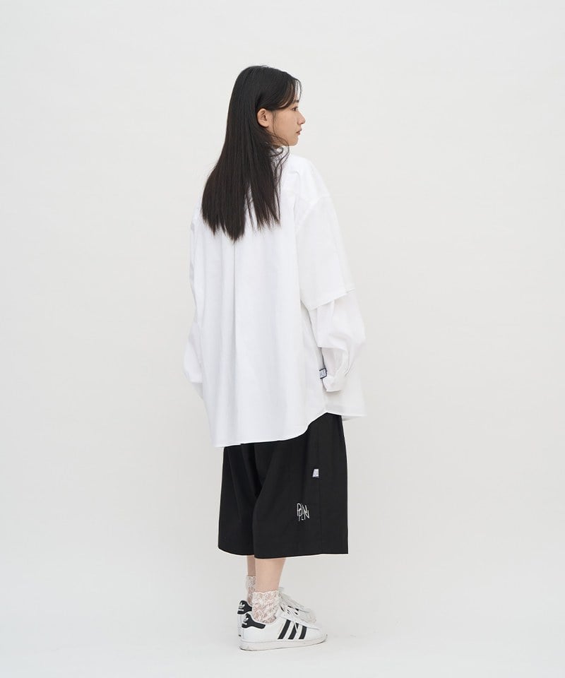 PLN3364-251 clip by clip OVERSIZE口袋短袖襯衫