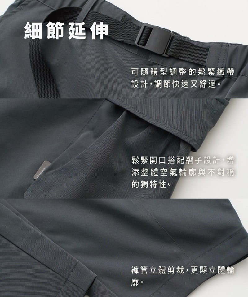 PLN3571-242 PM 輕鬆廓型神褲 2.0