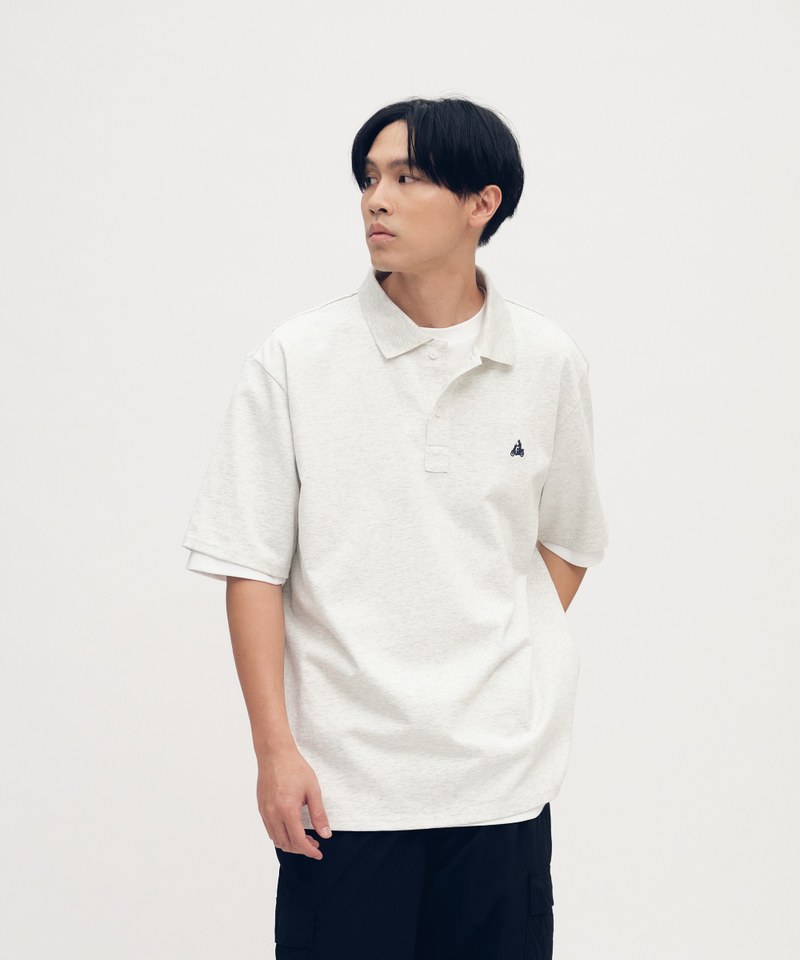 PLN3608-252 機車刺繡POLO衫