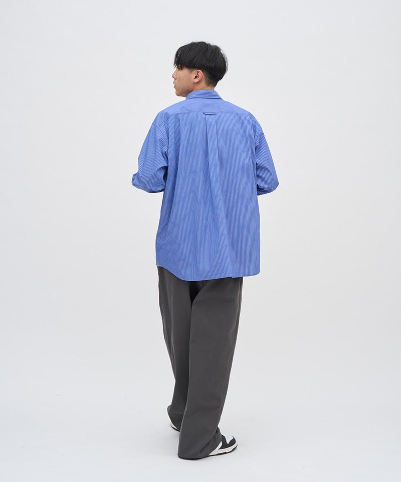 PLN3815-251 PLAIN棉質直筒寬褲