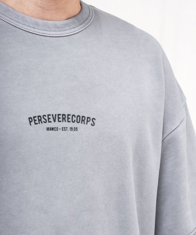 水洗寬版套裝上衣 WASHED FRENCH TERRY T-SHIRT