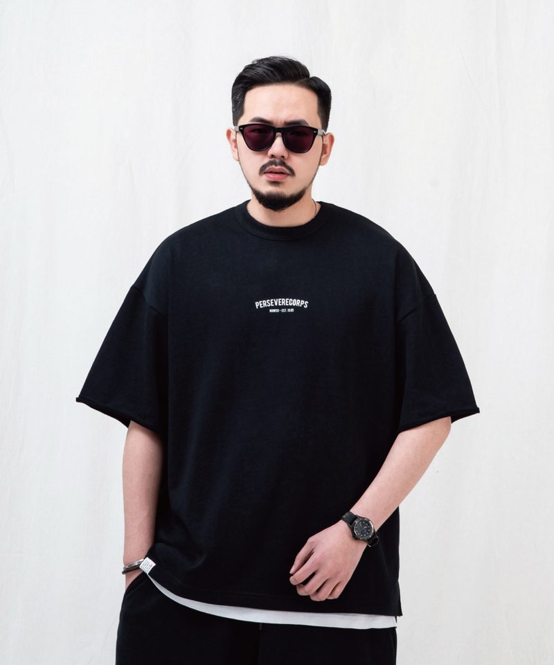 水洗寬版套裝上衣 WASHED FRENCH TERRY T-SHIRT