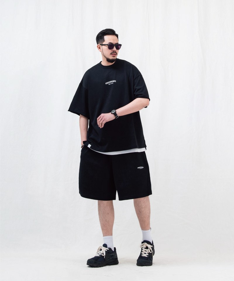 水洗寬版套裝上衣 WASHED FRENCH TERRY T-SHIRT