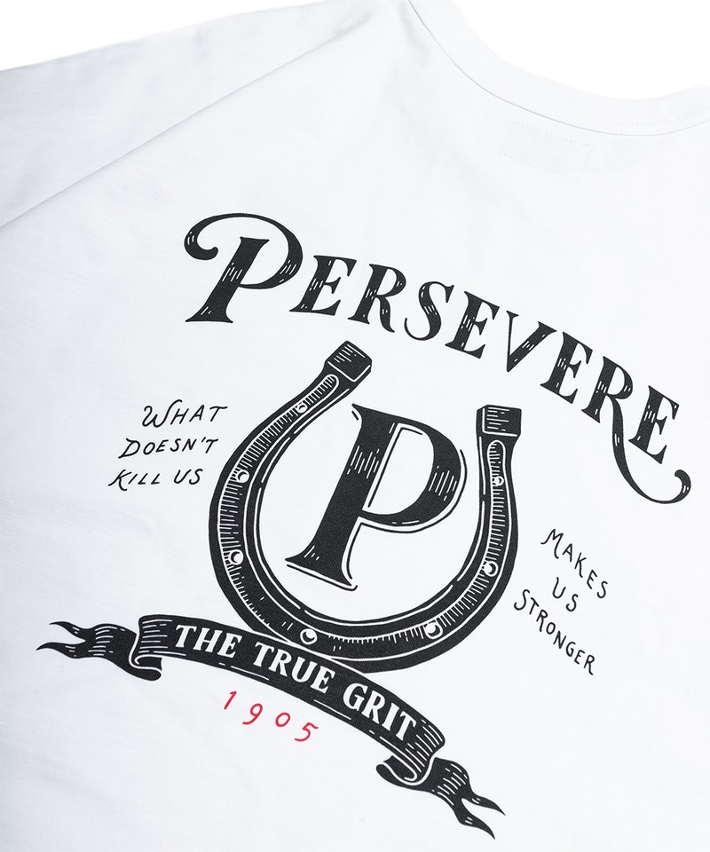 手繪馬蹄鐵圖像T恤 HAND-DRAWN HORSESHOE GRAPHIC T-SHIRT