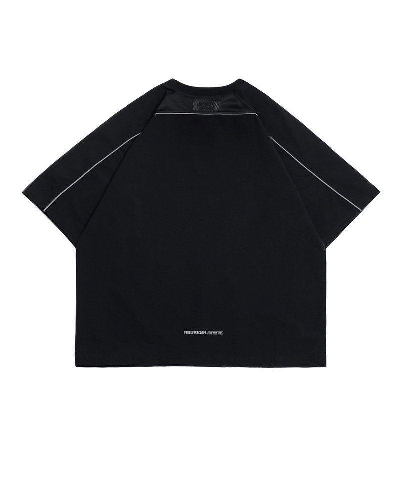 出芽飾邊上衣 MATTE NYLON WATER-REPELLENT T-