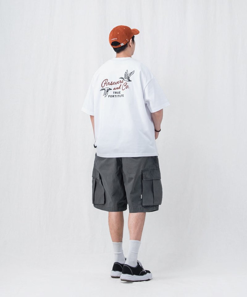 鎖鏈繡字型圖像T恤 CHAIN-STITCHED GRAPHIC T-SHIRT