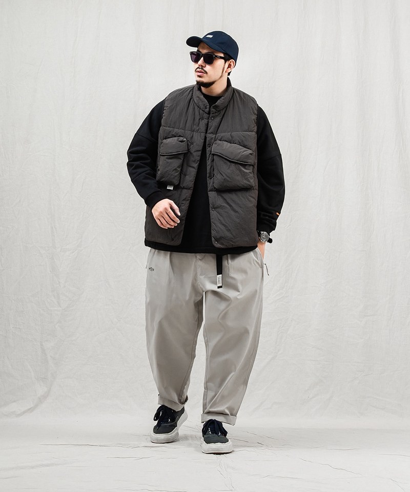 防潑水鋪棉背心 water-repellent padded gilet