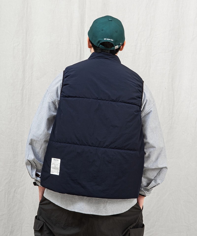 防潑水鋪棉背心 water-repellent padded gilet