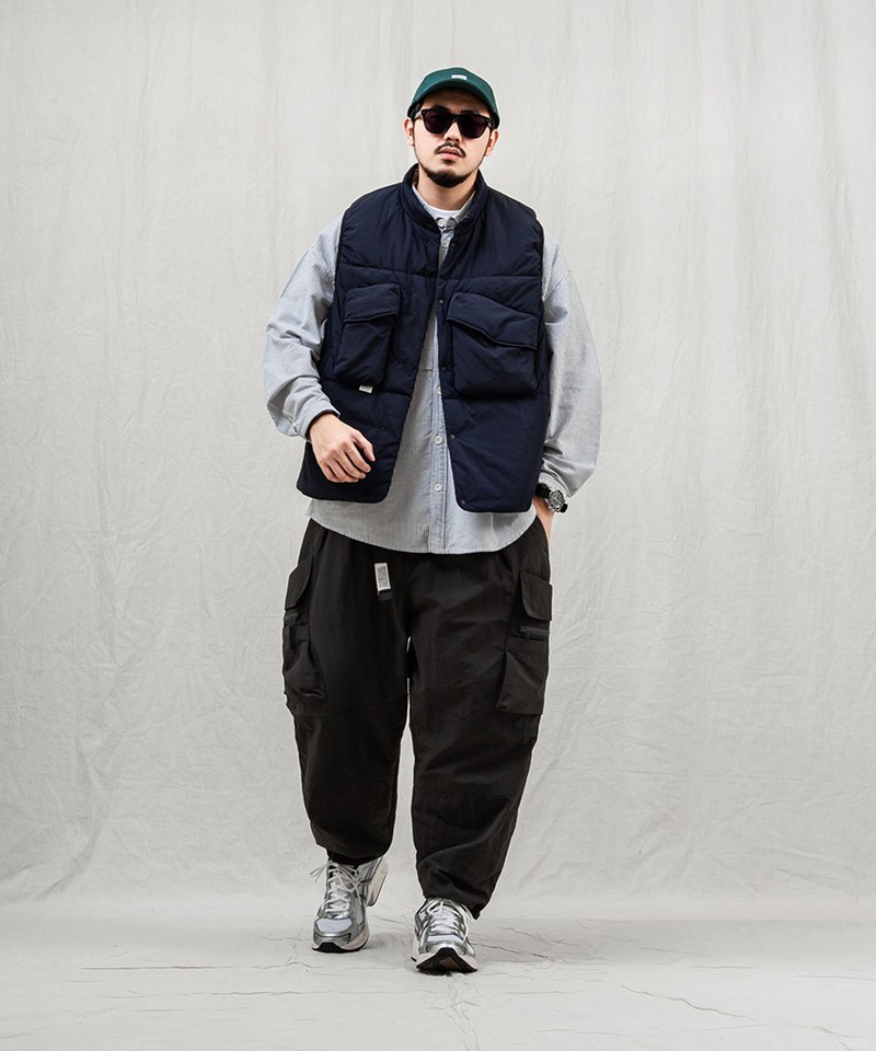 防潑水鋪棉背心 water-repellent padded gilet