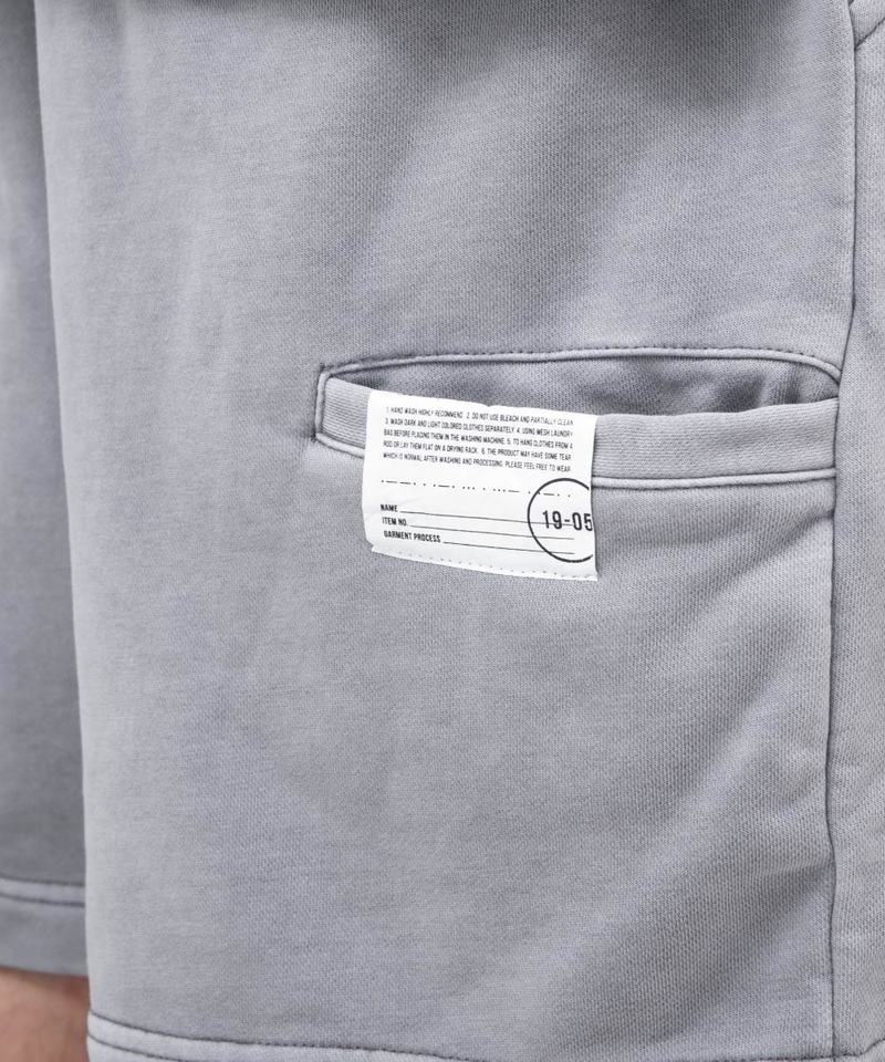 水洗寬版套裝短褲 WASHED FRENCH TERRY SHORTS