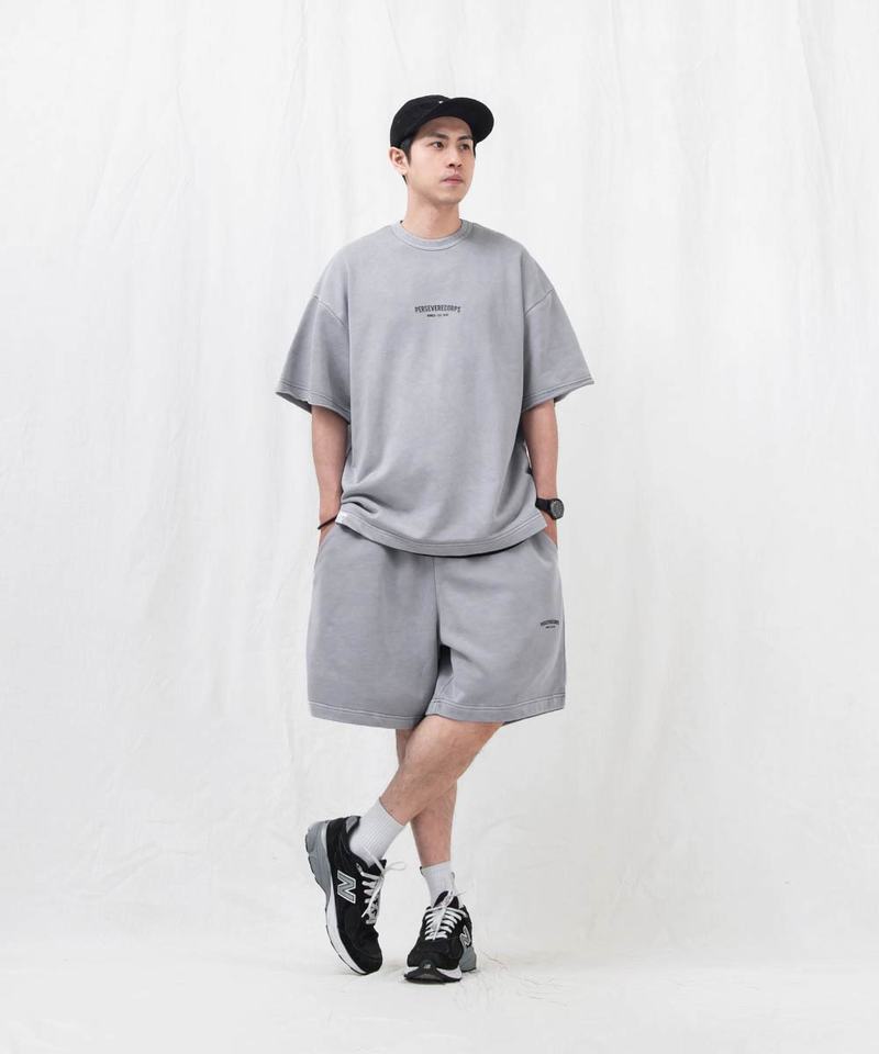 水洗寬版套裝短褲 WASHED FRENCH TERRY SHORTS