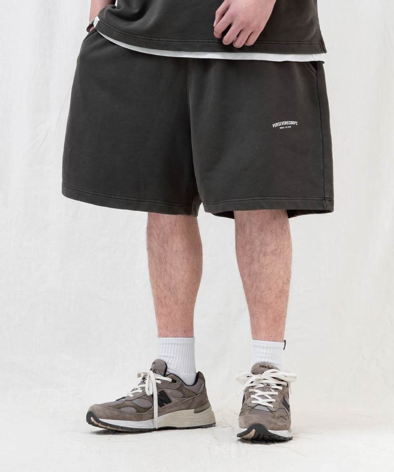 水洗寬版套裝短褲 WASHED FRENCH TERRY SHORTS