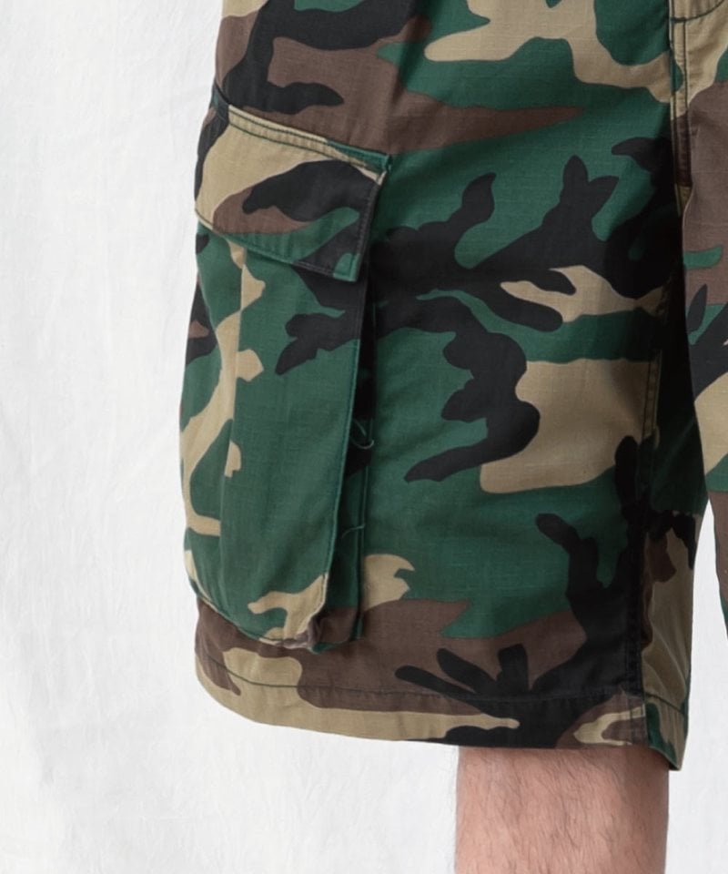 PSV1715-252 六分口袋短褲 CAMO KNEE-LENGTH CARGO SHORTS