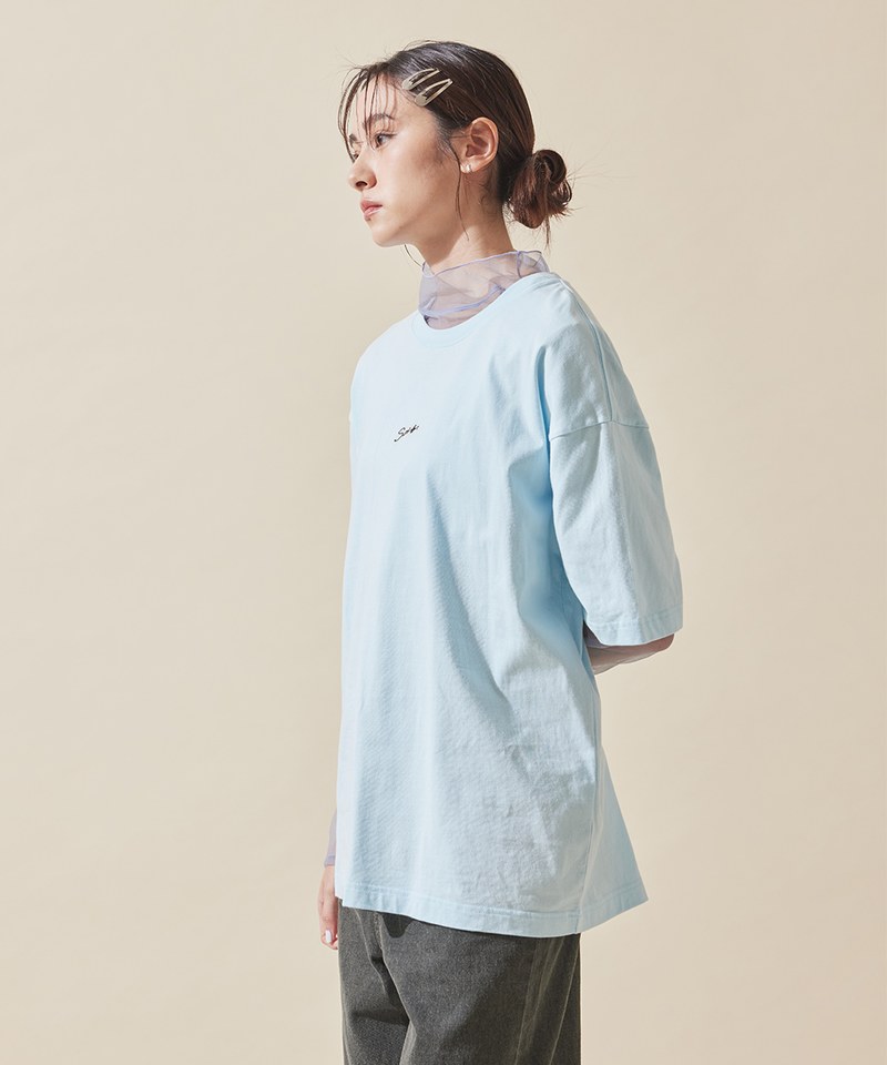 經典草寫logoTEE